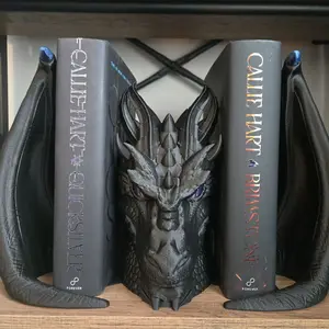 Dragon Bookshelf Bookend Book Nook Display Holder Fantasy Romantasy Reading  Fourth Wing Solaria