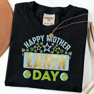 Vintage Earth Day 2026 T-Shirt, Save The Planet Graphic Tee, Eco-Friendly Apparel, Sustainable Fashion, Limited Edition Earth Day Shirt