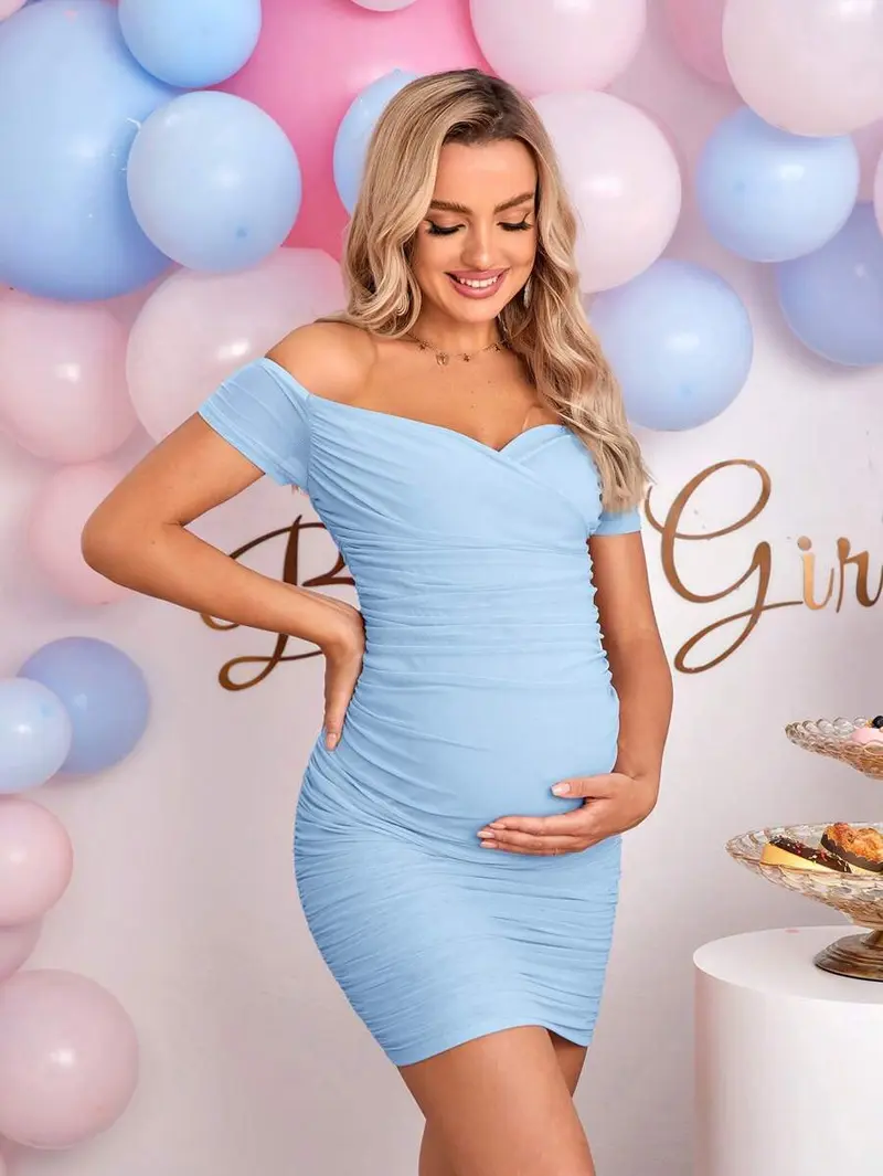 Blue naby shower dress - TikTok Shop
