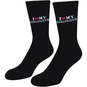 for Boyfriend I Love My Girlfriend Socks Christmas Anniversary Valentines  for Boyfriend Socks  for Him