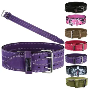 MRX Power Weight Lifting Belts 4" Wide For Men & Women Pink Purple