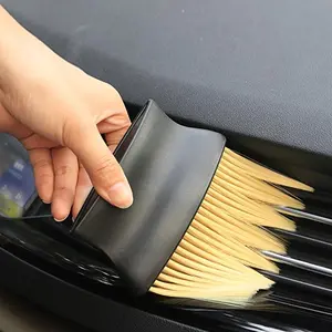 Car Air Outlet Cleaning Brush, Car Interior Dust Removal Brush, Soft Auto Dashboard Center Console Cleaning Brush, Car Accessories