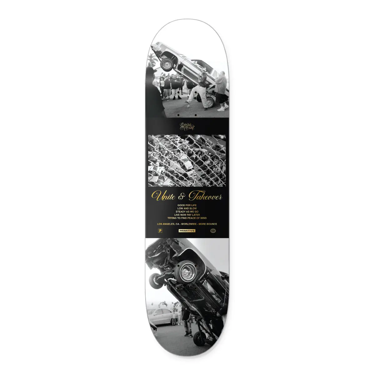 Primitive Shaped Skateboarding Deck - Bounce Series, 8.125" Skateboard for Outdoor Sports Leisure, Shaped Skateboard