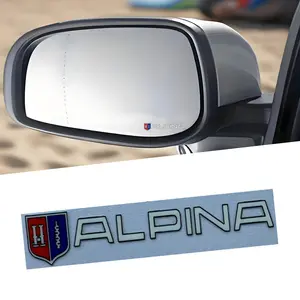 4PCS/SET Car Stickers ALPINA Car Badge Emblem Stickers-Durable Exterior Accessories for BMW Cars