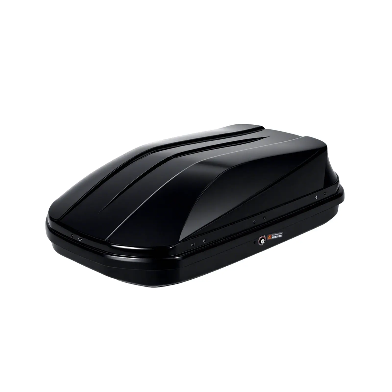 Garvee 17 Cu Ft Rooftop Cargo Box – Rugged Hard Shell Roof Top Carrier for Cars & SUVs, Dual-Side Opening, Waterproof ABS, Lockable Design, 165 lbs Capacity, Aerodynamic Black Travel Storage for Luggage, Camping Gear & Road Trip Essentials