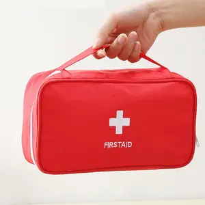 Portable Medical Organizer, 1 Count Empty Emergency Medical Bag, Zipper Medical Storage Bag for Home Office Outdoor Camping Hiking