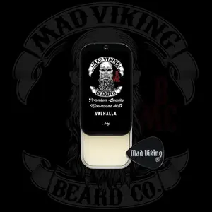 MAD VIKING VALHALLA MOUSTACHE WAX - Vanilla Sandalwood scent - Mustache Styling