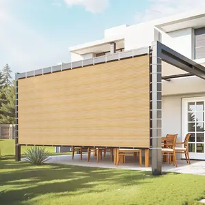 90% Shade Cloth for Pergola, 12 x 20 ft Sun Shade Cover with Stainless Steel Grommets, 160 GSM HDPE Material, Outdoor Privacy Screen for Patio, Garden, Backyard, Beige, Weather Resistant, UV Stabilized, Easy Installation