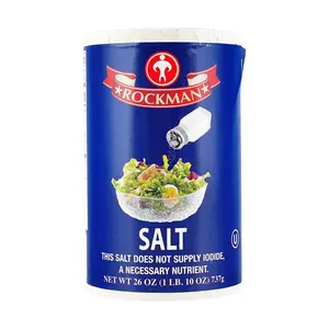 Rockman Iodized Salt 737g - Uniodized for Cooking & Daily Seasoning