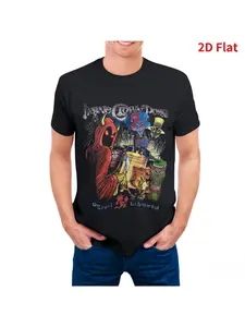 Mens Insane Clown Posse Tour T-Shirt - Official Iconic IT-Pose & Pennywise Logo Design, Plus Size Big & Tall, Casual Streetwear for Concert Merch, Themed Parties & Fan Events (GC3115), PLUS SIZE