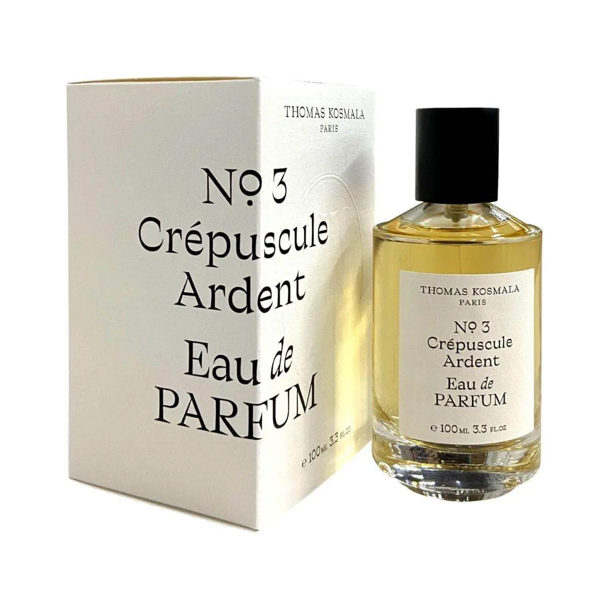 Thomas Kosmala No.3 Crepuscule Ardent Elevated Aromatic Floral Jasmine Pre-Packed Unisex EDP Fragrance - 3.3 fl oz, Jasmine Blend, Leather-Infused, New Box Pack, Elevated Unisex Fragrance, Pre-Packed Unisex Fragrance