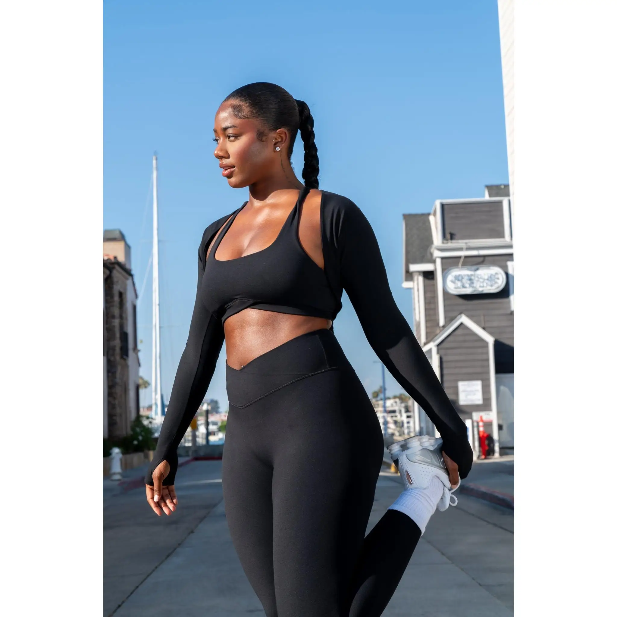 Cloud II™ Crossover Bra - Midnight