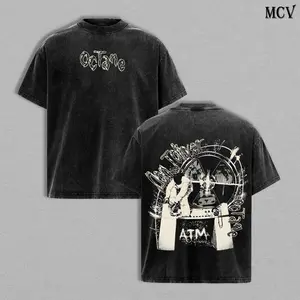 OCTANE Tee Washed – OCTANE ATM album Vintage Heavy Cotton Oversize Unisex Hip Hop Trap Graphic T-Shirt, OCTANE Hoodie & Sweatshirt Retro Y2K Rap Streetwear Concert Tour Fan Merch Collector Top for Men and Women Fans