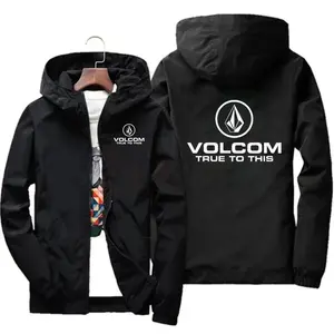 Men's Spring & Autumn Lightweight Hooded Mountain Bike Jacket - Slim Fit Apparel, Windproof, Sun-Proof, Regular-Sleeve, Pocket-Equipped Stylish Outdoor Casual Sportswear