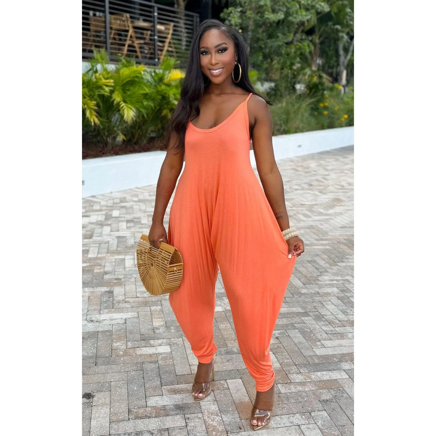 Jumpsuit Baby Orange