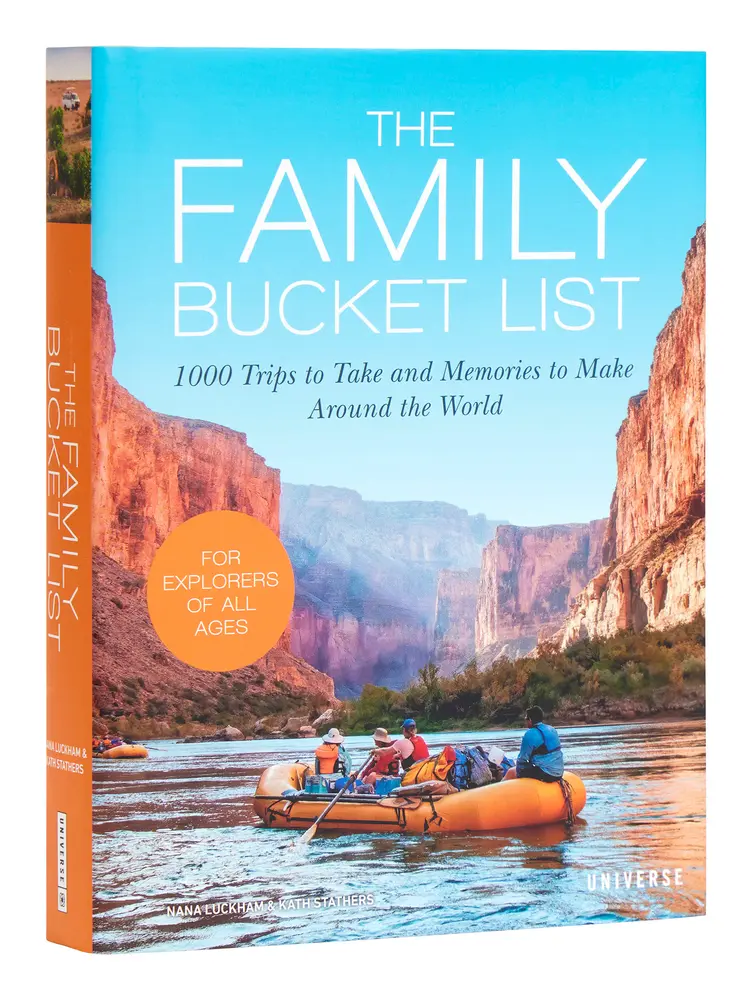 Used Hardcover Book - The Family Bucket List: 1,000 Trips to Take and Memories to Make Around the World by Nana Luckham (English) - Adventures, Family Trips, All Ages, Daydreamer Travel, Escapes