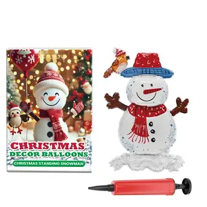 Christmas Balloon Set Santa Reindeer Tree Standing Balloons Party Decoration Holiday Indoor Outdoor Event Supplies Photo Pump Decor Gift Season Festive Tabletop great Eco-Friendly Felt String Light yard beaded Powered Tulip LED Night Artificial vintage