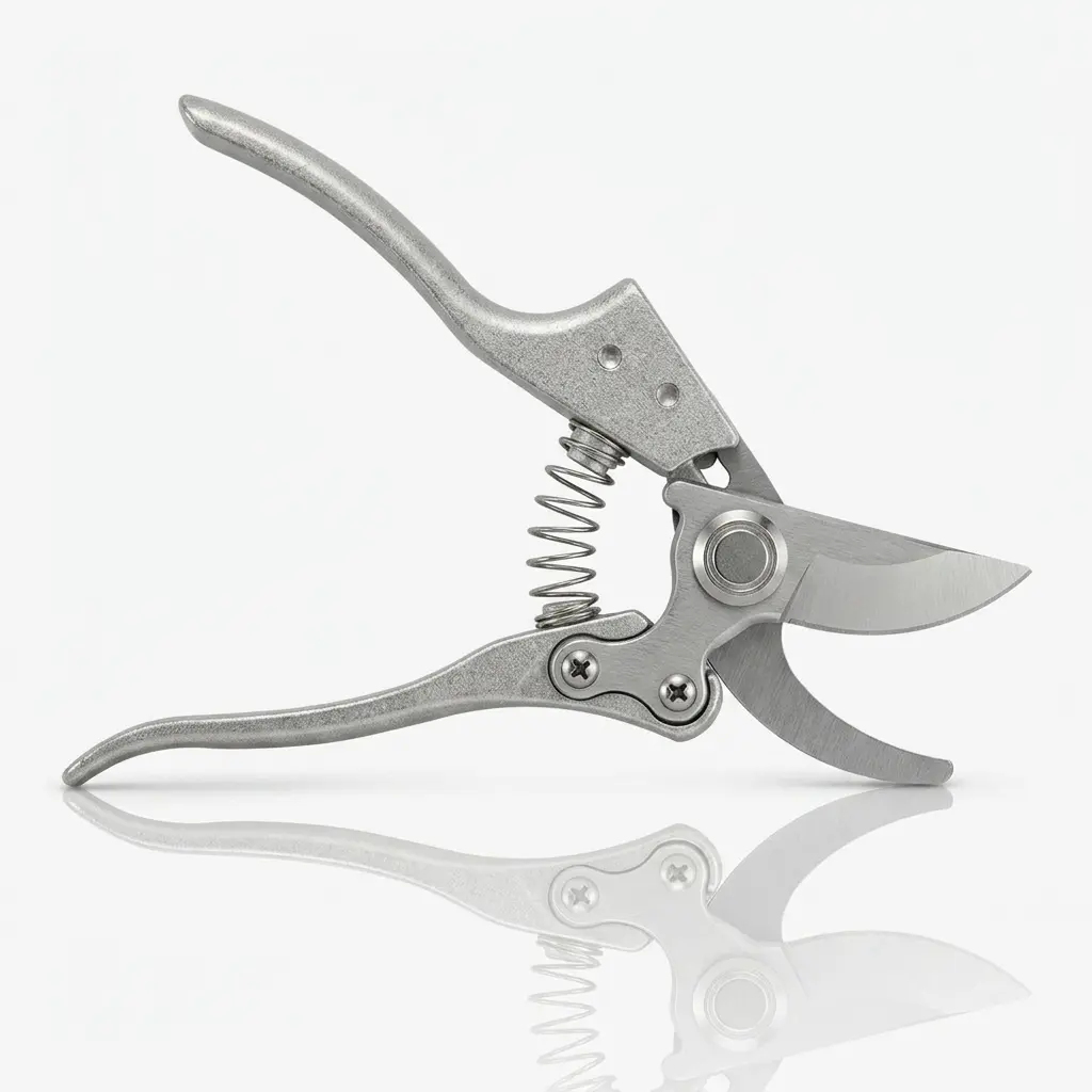 Pruning Shears for Gardening [Made in Japan] 8 Inch Bypass Garden Scissors Secateurs, Premium Japanese Gardening Tools Hand Pruner Clippers with Ergonomic Handle