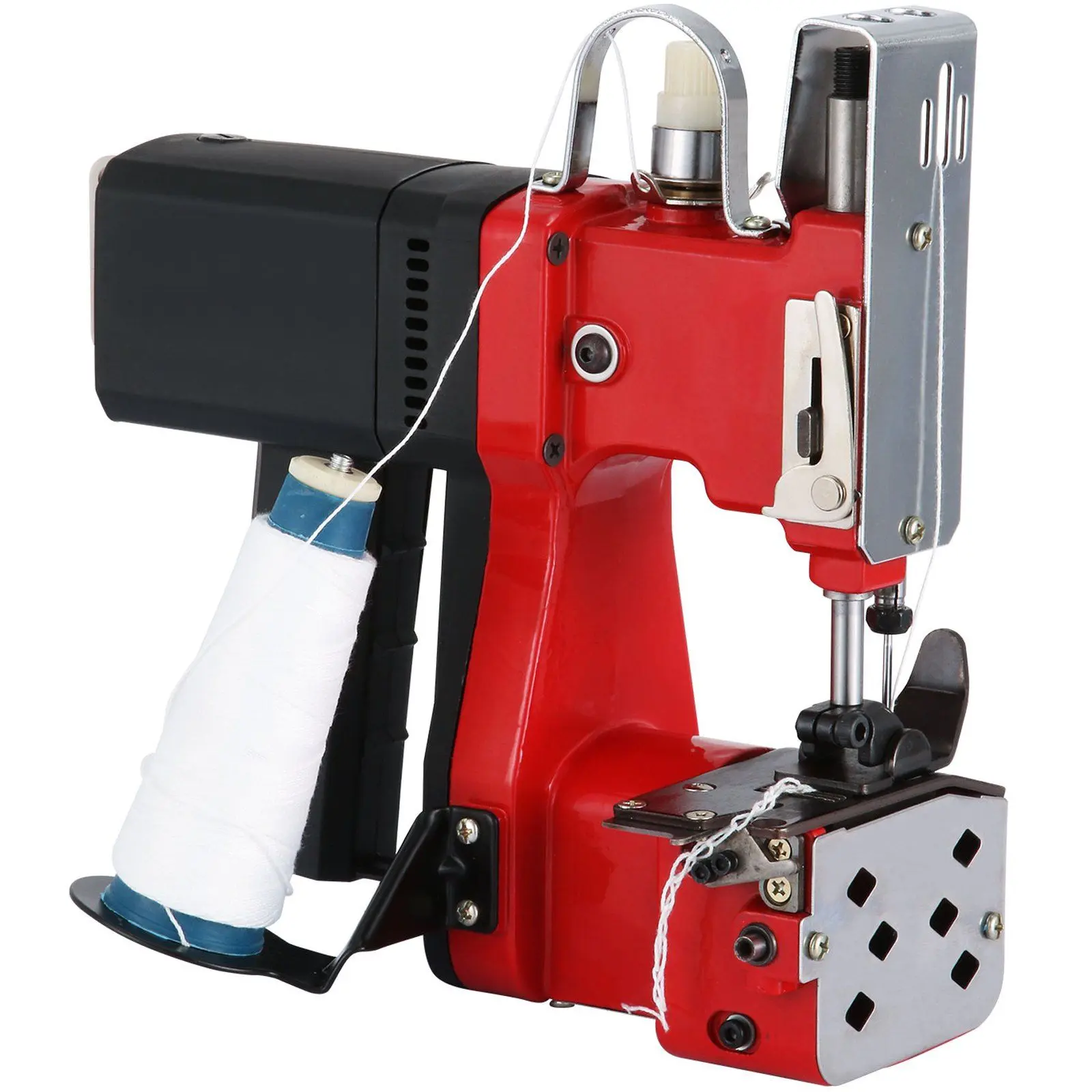 VEVOR Bag Closer Closing Machine 110V Portable Sewing Electric Stitcher GK9-890 Knitted Bag Sealing Closing Packing Machine Closer for Woven Snakeskin Bag Sack (110V)