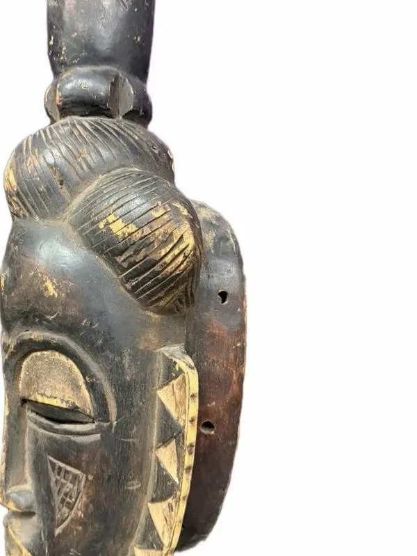Antique Bailey Ceremonial Mask from the Ivory Coast of Africa