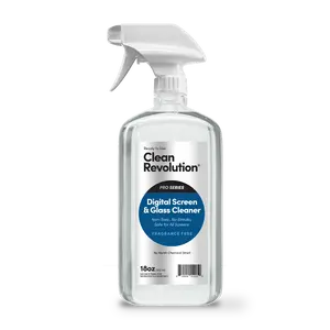Clean Revolution Pro Series Digital Screen & Glass Cleaner - Microfiber Cloth Safe Fragrance Free Odorless Non-Toxic