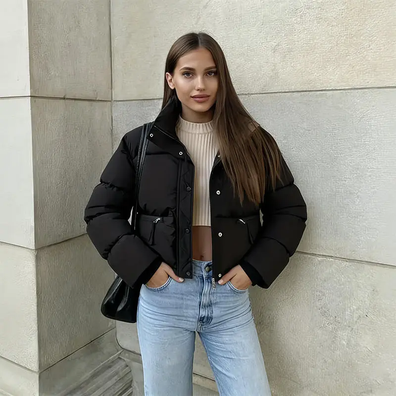 Short Winter Puffer Coat