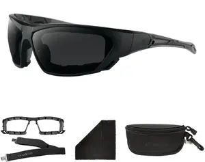 Crossover - Versatility Redefined, effortlessly transitions from sunglasses to goggles in seconds