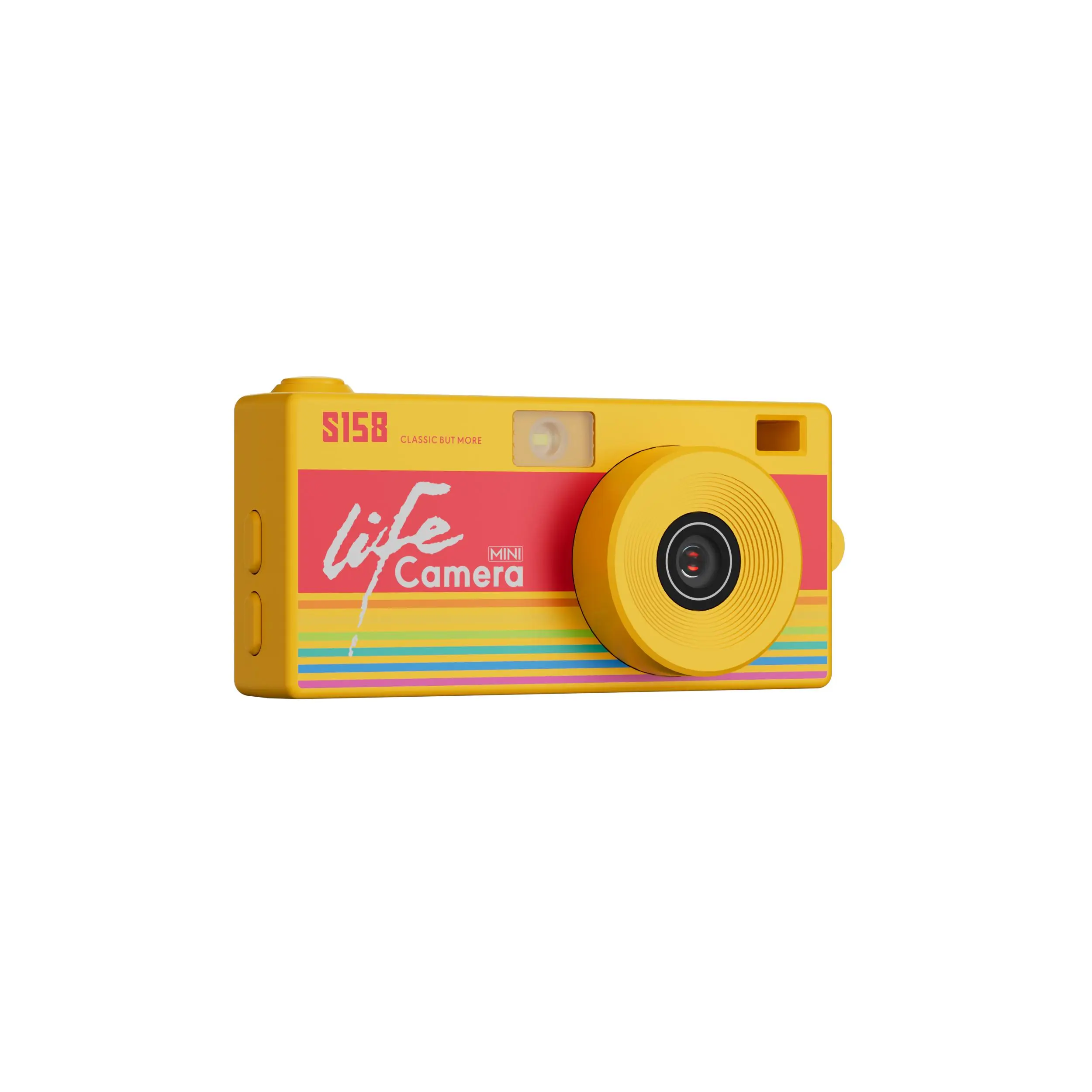 Handy Y2K Portable Digital Point & Shoot Camera Keychain - 1MP Lens, 0.96" LED Display, Flash, SD Card, USB Cable, Button Operation, Recording Function, USB Charging, Rechargeable, Cute Camera for Travel, Beginners