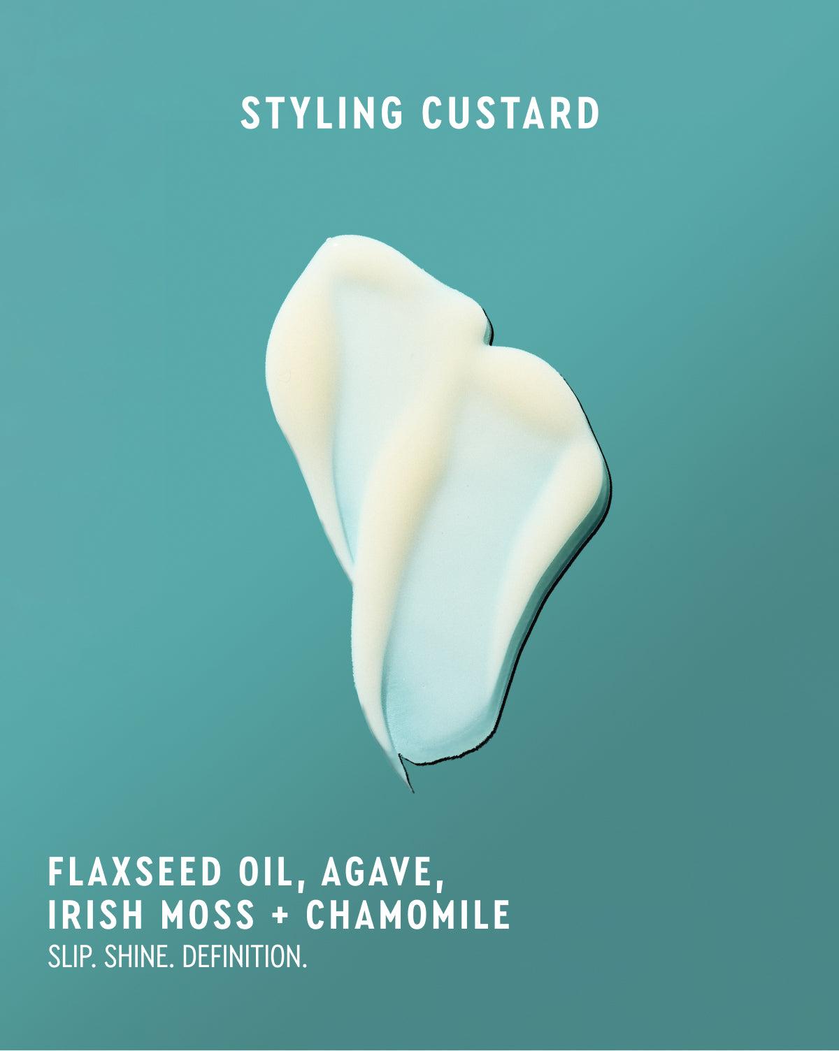PATTERN Beauty Indigo Rain Styling Custard | Lightweight, Crunch-Free Hold & Curl Definition, 15 fl oz