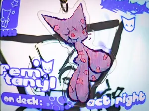 FEMTANYL - S33K H3LP Keychain | Acrylic Keychain