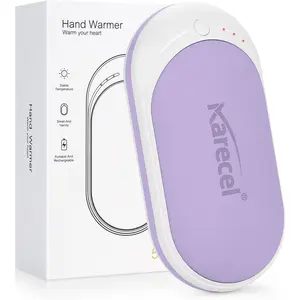 Hand Warmers Rechargeable, USB Hand Warmer Reusable 5200mAh Powerbank Portable Heater Battery Hot Pocket Warmer Electric Handwarmers, Great Gifts for Men and Women in Cold Wether Winter