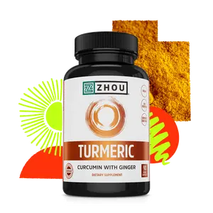 Zhou Turmeric Supplement With Ginger Capsule