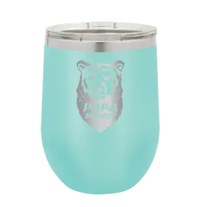 Papa Beard Wine Cup | Teal