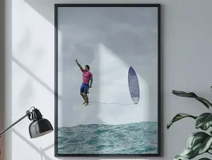 No Framed, Poster 2024 Olymp Games Gabriel Medina Poster