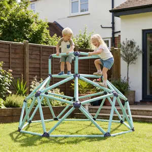 Geometric Climbing Dome for Kids 3-10 Sturdy Strong Load Capacity Easy Assembly Portable Indoor Outdoor Climbing Frames  ,kids outdoor play outdoorfun , playset