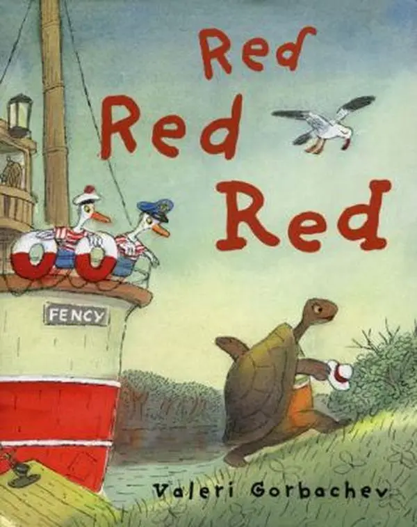 USED Book - Red Red Red by Valeri Gorbachev (Hardcover) - english