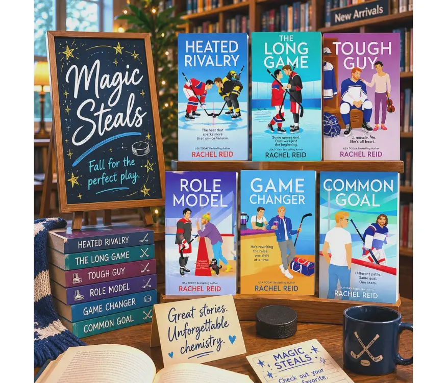 Rachel Reid Game Changers Series 6-Book Paperback Bundle - Heated Rivalry, Tough Guy, Common Goal, Role Model, The Long Game, Debut Novel