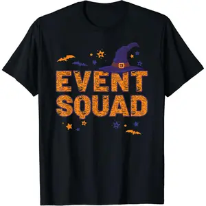 Event Squad Witch Halloween Matching Event Planner T-Shirt