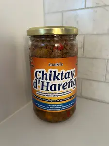 Ana & Ga Chiktay d'Hareng Delicous Herring Emiette Seasoned with Spices and Slightly Spiced Jar