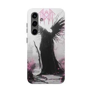 Dark Angel Reaper Phone Case Gothic Anime Aesthetic Design Compatible with SAMSUNG GALAXY S21 S22 S23 S24 S25 ULTRA PLUS