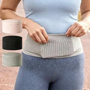 Running Waist Bag for Outdoor Training Trail Running, Multifunctional Invisible Breathable Marathon Belt, Unisex Running Fitness Phone Pouch