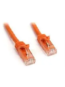 StarTech N6Patch3Or 3Ft Orange Snagless Cat6 Utp Patch Cable