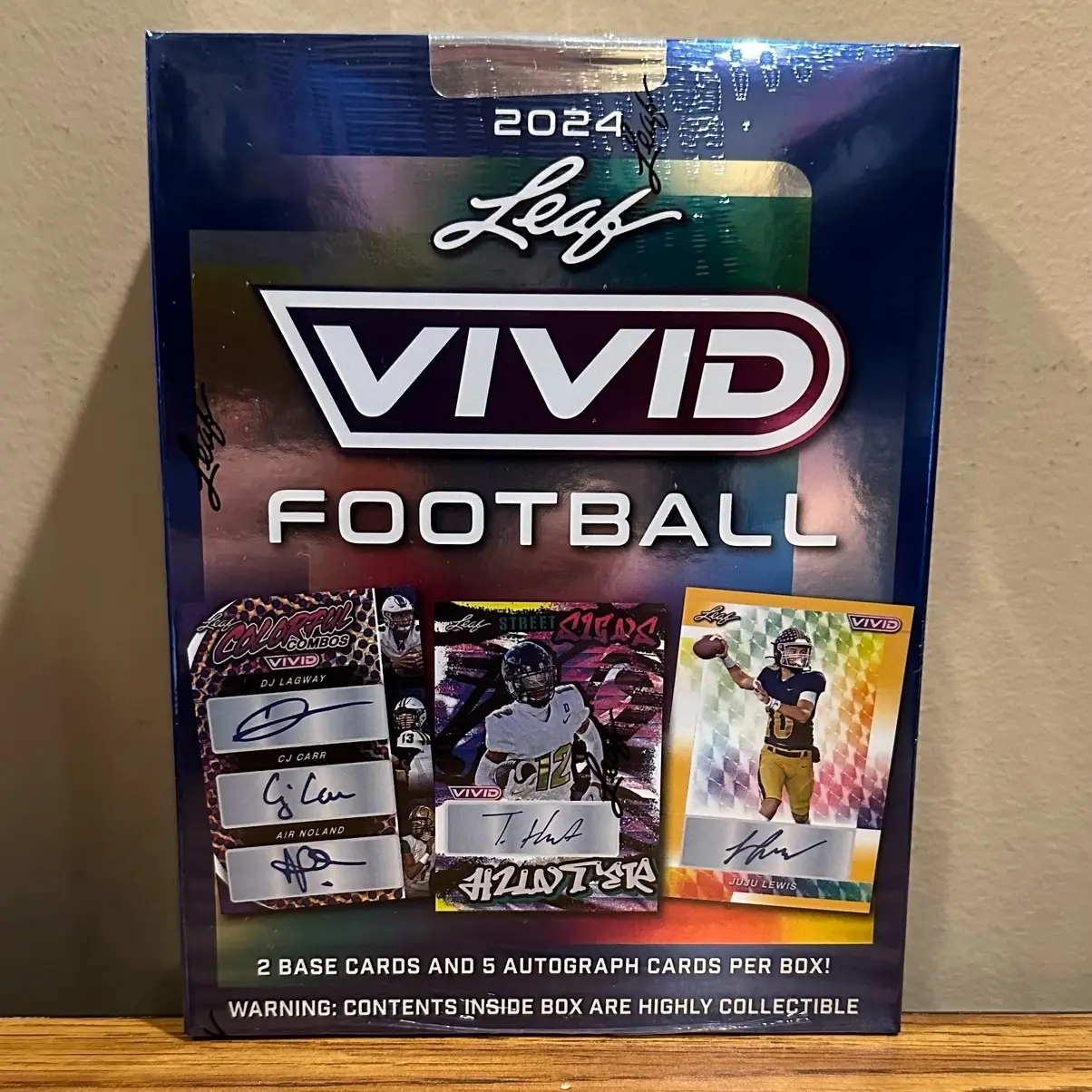 Serial Number Break Leaf Vivid Football x1 #2