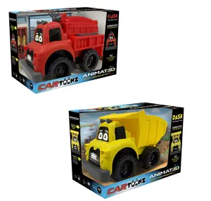 CarToonz Talking ANIMAT3D Truck Toy with Moving Eyes & Mouth 50 Unique Phrases Built in Video Projector & Speaker