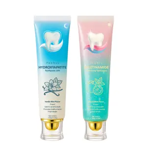 Hydroxyapatite  10% + Niacinamide Whitening toothpaste , Enamel Repair & Gum Care, Nano Hydroxyapatite - Sensitivity Relief, Whitening, Fluoride-Free, Breath Freshening nicotinamide Oral Hygiene Essentials