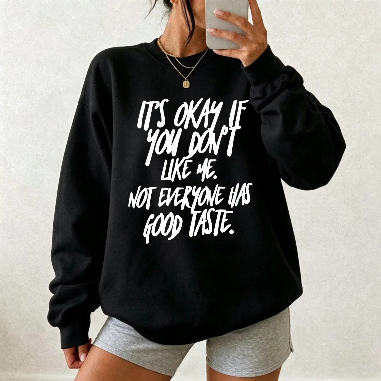 Attitude Quote Funny Sarcastic Slogan Pullover Women's Sports Sweatshirt Athletic Training Top Casual  Stylish Comfort Fit