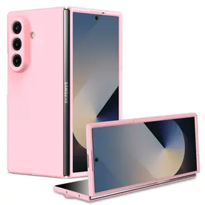 For Samsung Z Fold 5/6/7 Smartphone Case Upgrade, Simple Solid Color Protective Design, Multi-Scene Application, Enhanced Lens Protection, Anti-Shock & Scratch Resistant Accessories