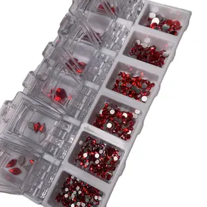 Best Quality Rhinestones Light Siam for Nail Art - Ideal for Creative Nail Decoration