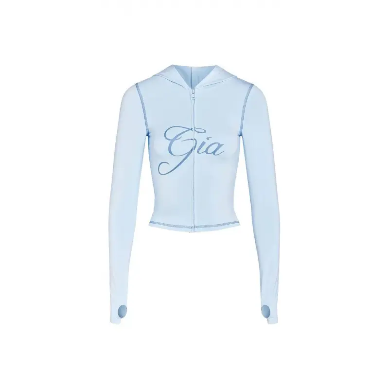 Light blue letter jacket