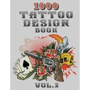 Tattoo Design Book: Over 1000 Tattoo Designs, vol.2 Professionals and Amateurs, Tattoo Inspiration, The Professional Collection Artists For Women And Men. Paperback – Large Print, June 26, 2022
